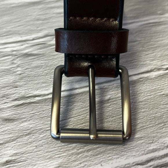 1 Black, 1 Brown Leather Belts - Set of 2 - Picture 7 of 14